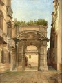 Entrance to the Morosini Palace in San Salvator Venice Jean Jules Antoine Lecomte du Nouy Orientalist Realism
